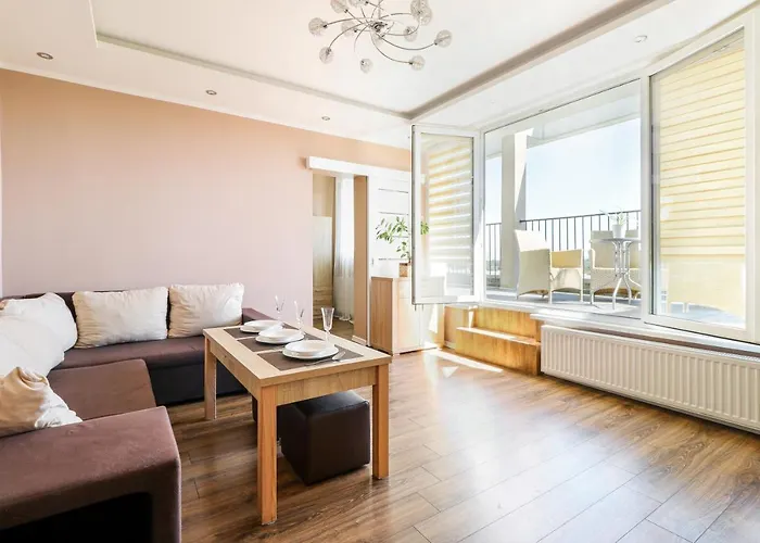 Apartament Morena Z Widokiem Z Tarasu Na Morze