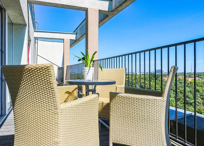 Apartament Morena Z Widokiem Z Tarasu Na Morze